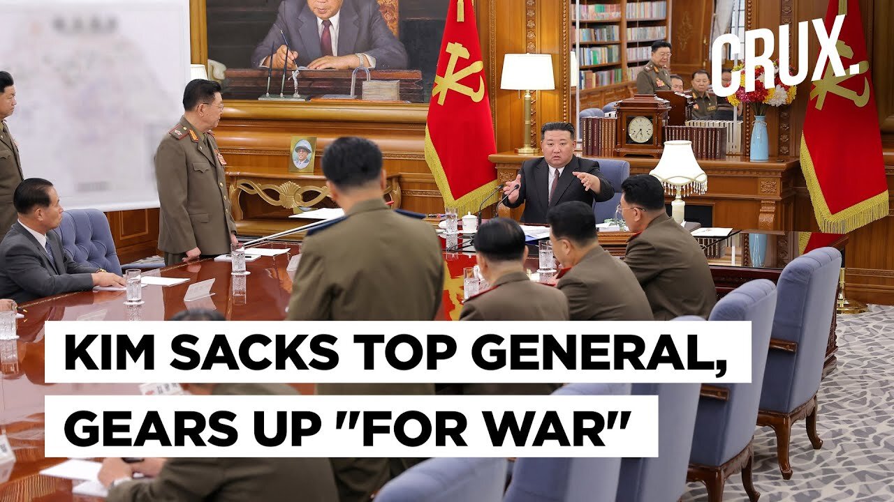 Kim Jong Fires Top General, Calls For North Korea's “War Preparedness" As US, South Ready Drills