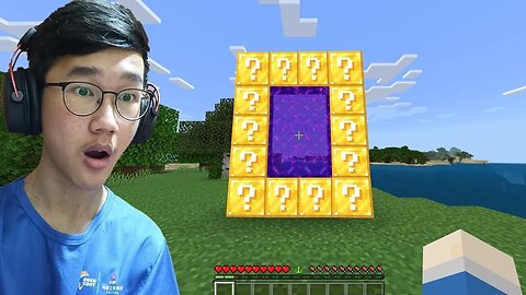 I Found the Luck Portal in Minecraft!!