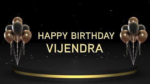 Wish you a very Happy Birthday Vijendra