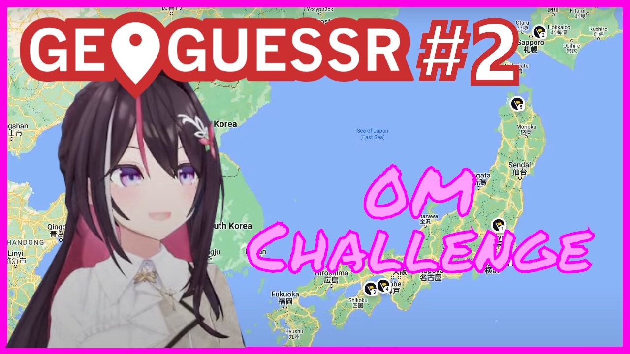 AZKi's 0 metre guess Challenge in Geoguessr full compilation [Hololive]