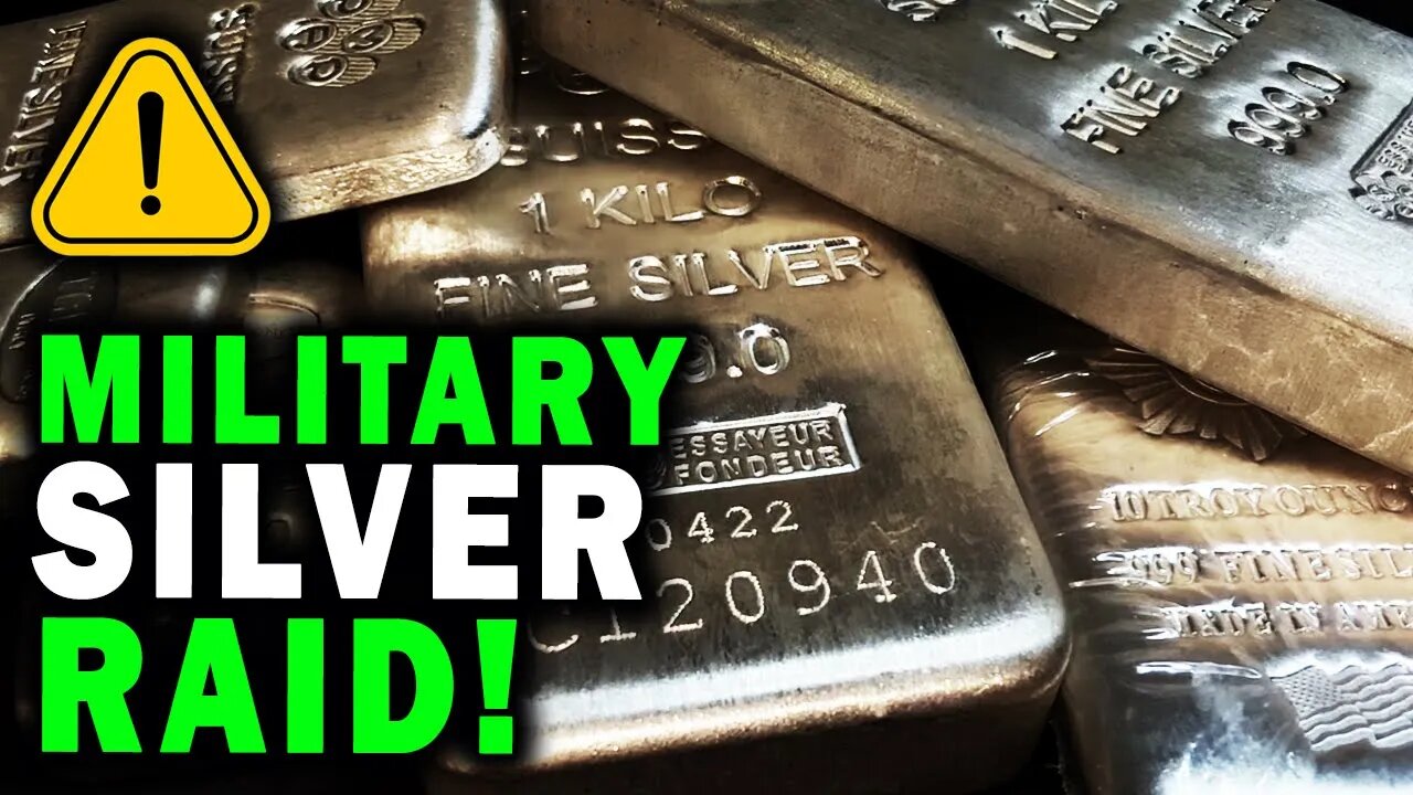 Silver Stockpile Raided By Defense Dept! Create A NEW Strategic Silver Stockpile?