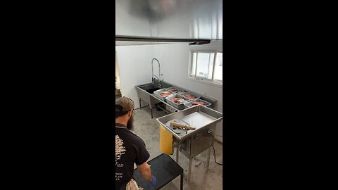 Grinding raw dog food!