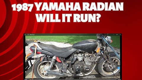 1987 yamaha radian, will it run?