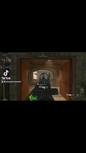 Call Of Duty Modern Warfare 2- stuck enemy with throwing knife. #mw2 #gaming #multiplayer #ps5