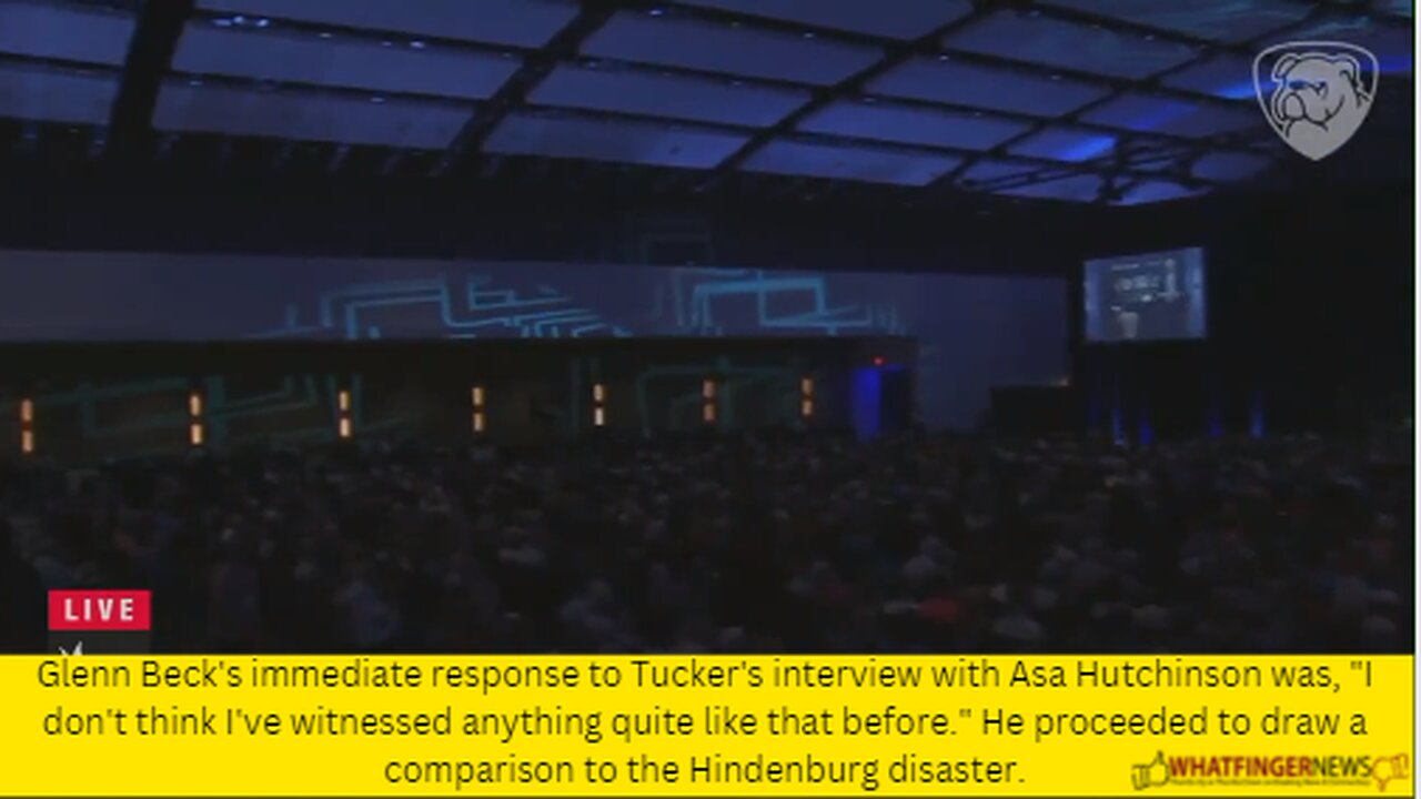 Glenn Beck's immediate response to Tucker's interview with Asa Hutchinson was