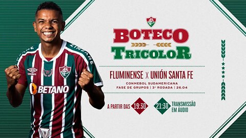 AO VIVO - FLUMINENSE X UNIÓN SANTA FE | CONMEBOL SUDAMERICANA 2022