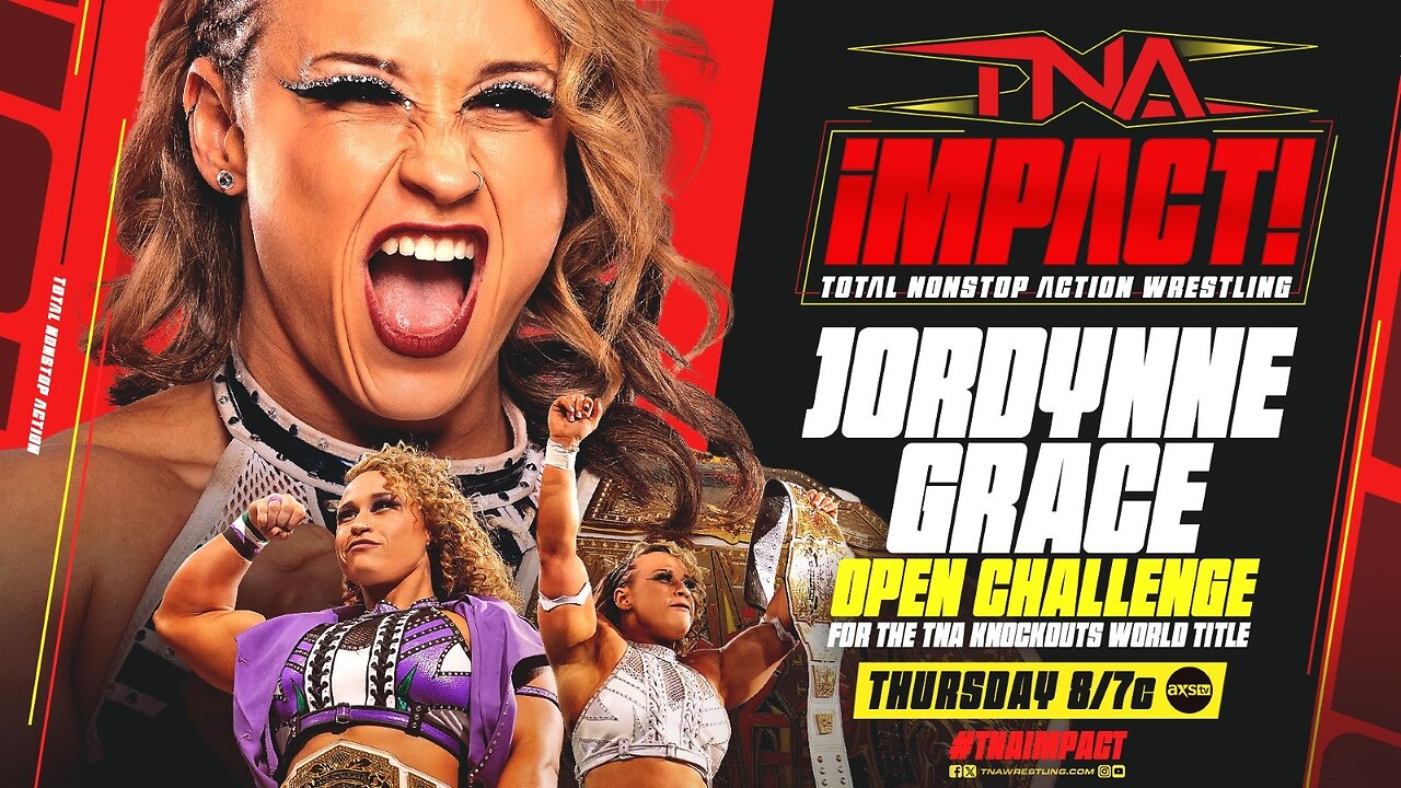 Jordynne Grace Retains Knockouts Title in Fun Match on TNA Impact! #shorts