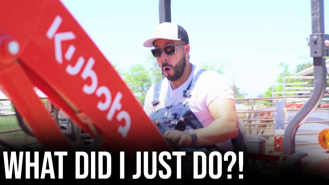 I crashed a tractor my first time riding one | Sebs Goes Country Episode 1