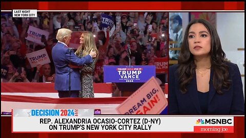 AOC Calls Trump's MSG Rally A Hate Rally, Mini J6
