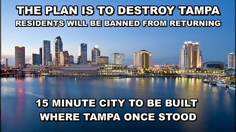 TAMPA RESIDENTS WILL NEVER BE ALLOWED BACK TO THEIR PROPERTY AFTER THE HURRICANE HITS - HERE'S WHY?