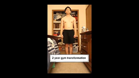 2 year gym transformation (@mio.xic)