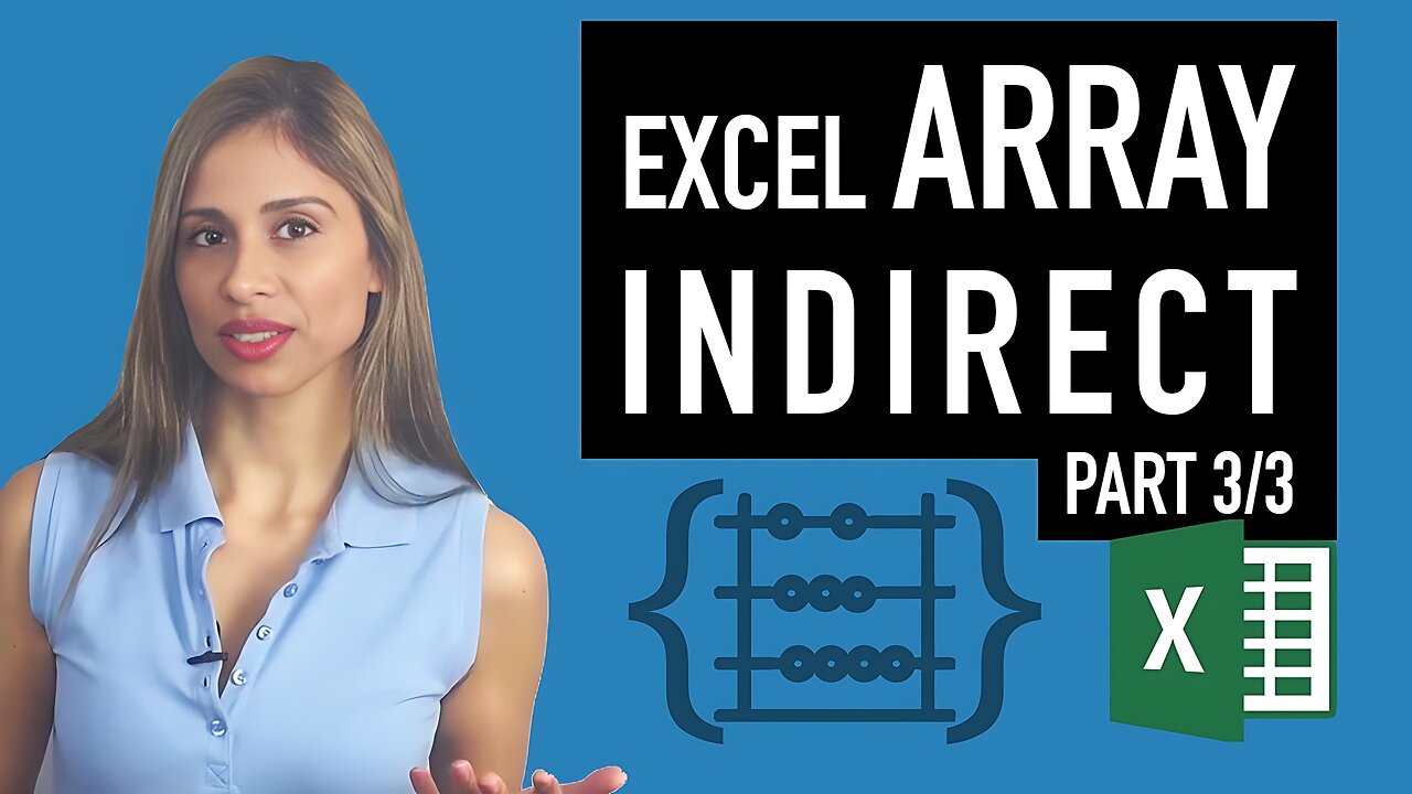 Excel Array Formula: Count Rows based on OR condition - Excel MMULT, INDIRECT Functions (Part 3/3)