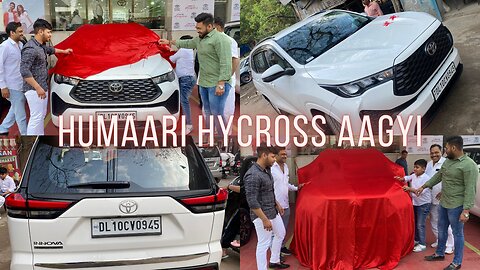 Finally taking delivery of New Innova Hycross 2023😍|| TOYOTA INNOVA HYCROSS