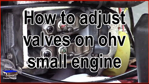 Adjust valves on OHV small engine the right way