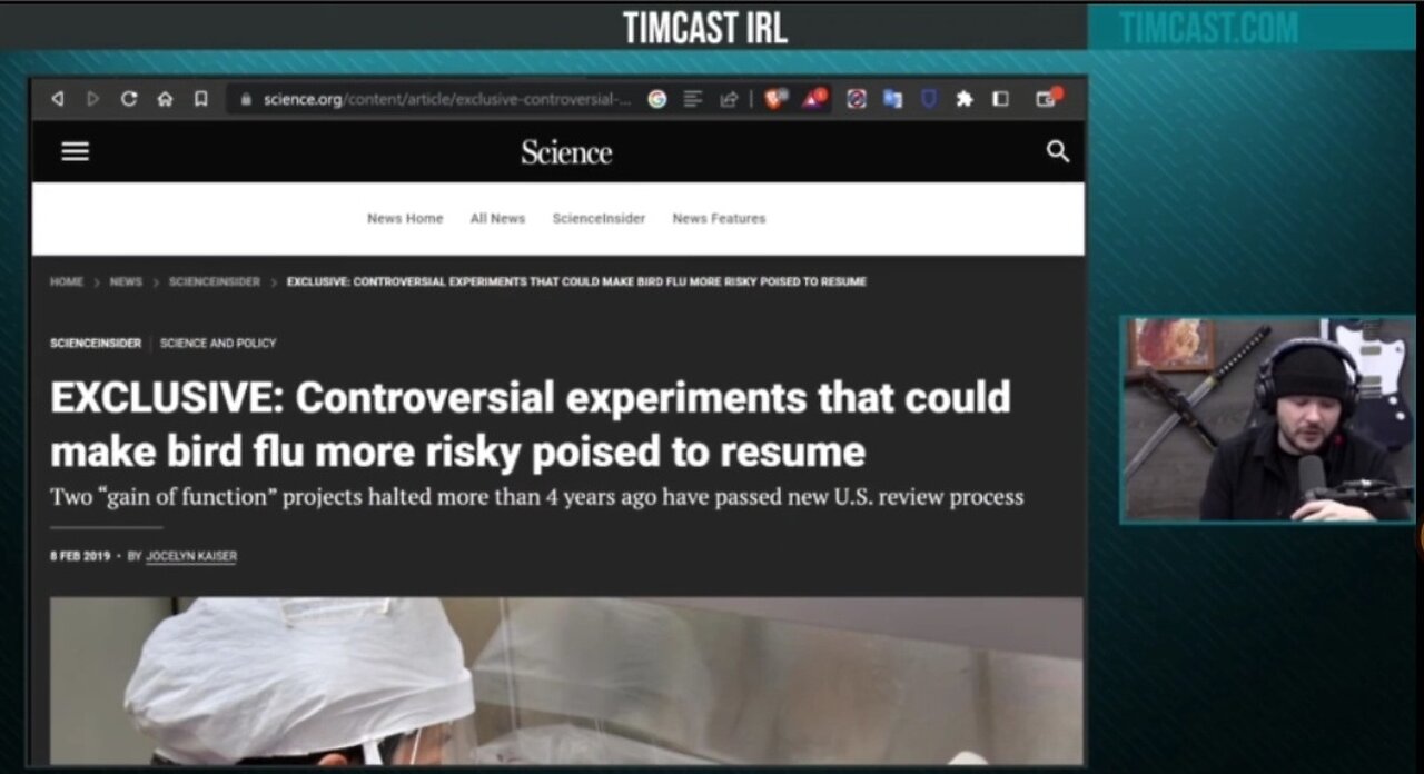 TimCast: Explosion of Bird Flu in Mammals in Peru