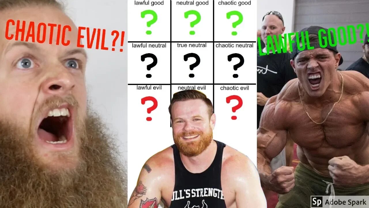 Ranking Fitness Youtubers By Their D&D Alignments