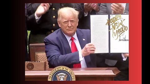 Happy New Year!! from President Trump (meme)