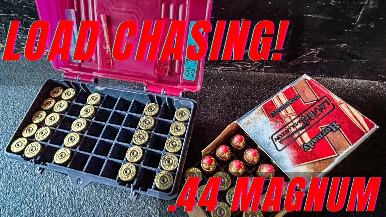 Chasing the Best Load...Henry 44 Magnum LeverGun