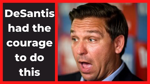 RON DESANTIS HAD THE COURAGE TO DO THIS Trump | Bongino | Bannon | Biden | DESANTIS