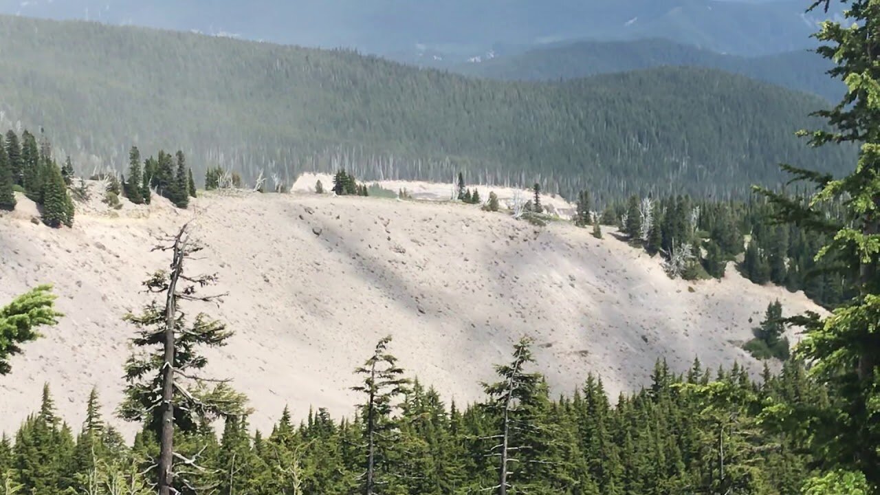 Cloud shadows on the mountain