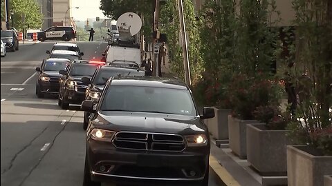 Hunter Biden Arrives To Courthouse In Secret Service Motorcade Paid by U.S. Taxpayers