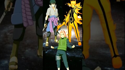 WHO IS STRONGEST?? - SASUKE, NARUTO, SAKURA.#shorts