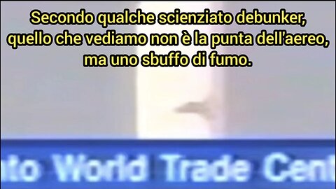 NWO, 11/9/2001: La punta dell'aereo attraversa le torri gemelle