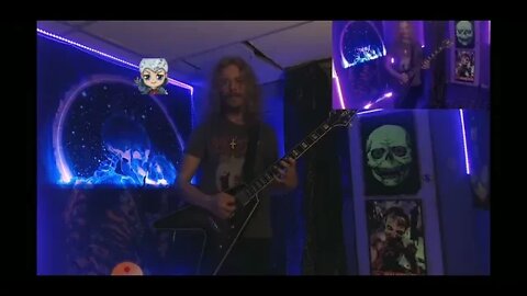 Psychoface1991 playing along to his original on Twitch