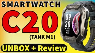 Smartwatch C20 Unboxing & Review tank M10 vs C16