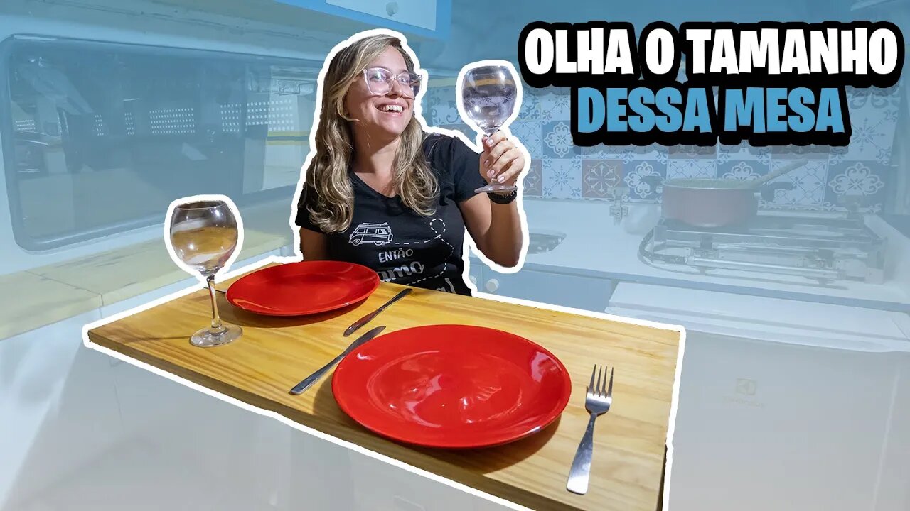 MAIOR e MELHOR MESA RETRÁTIL para KOMBI Home