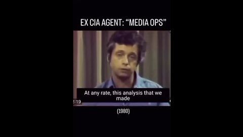 Ex cia agent says media is controlled