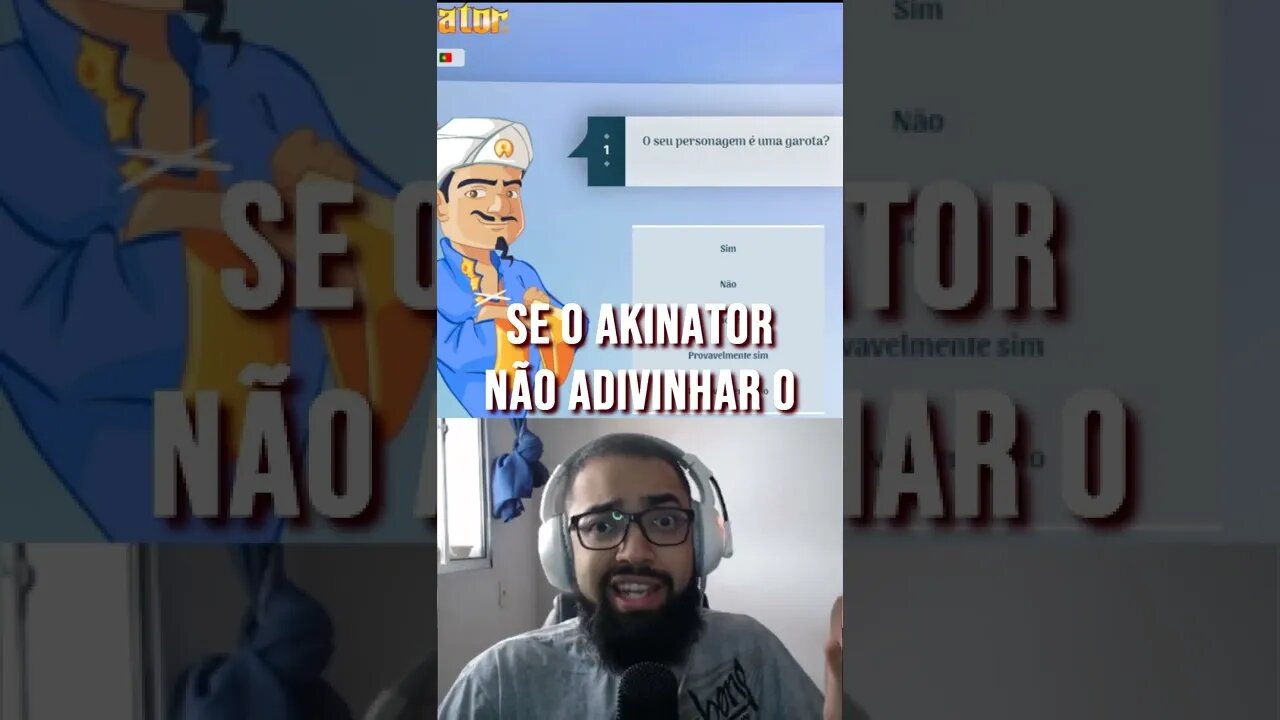 Se o Akinator não adivinhar o Vegeta estou te devendo 100 reais #shorts