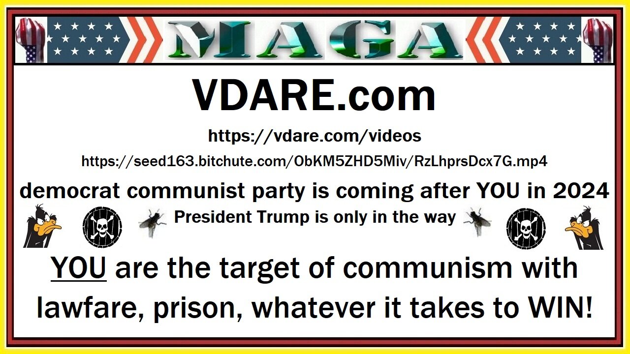 democrats have murdered another MAGA site - VDARE.com