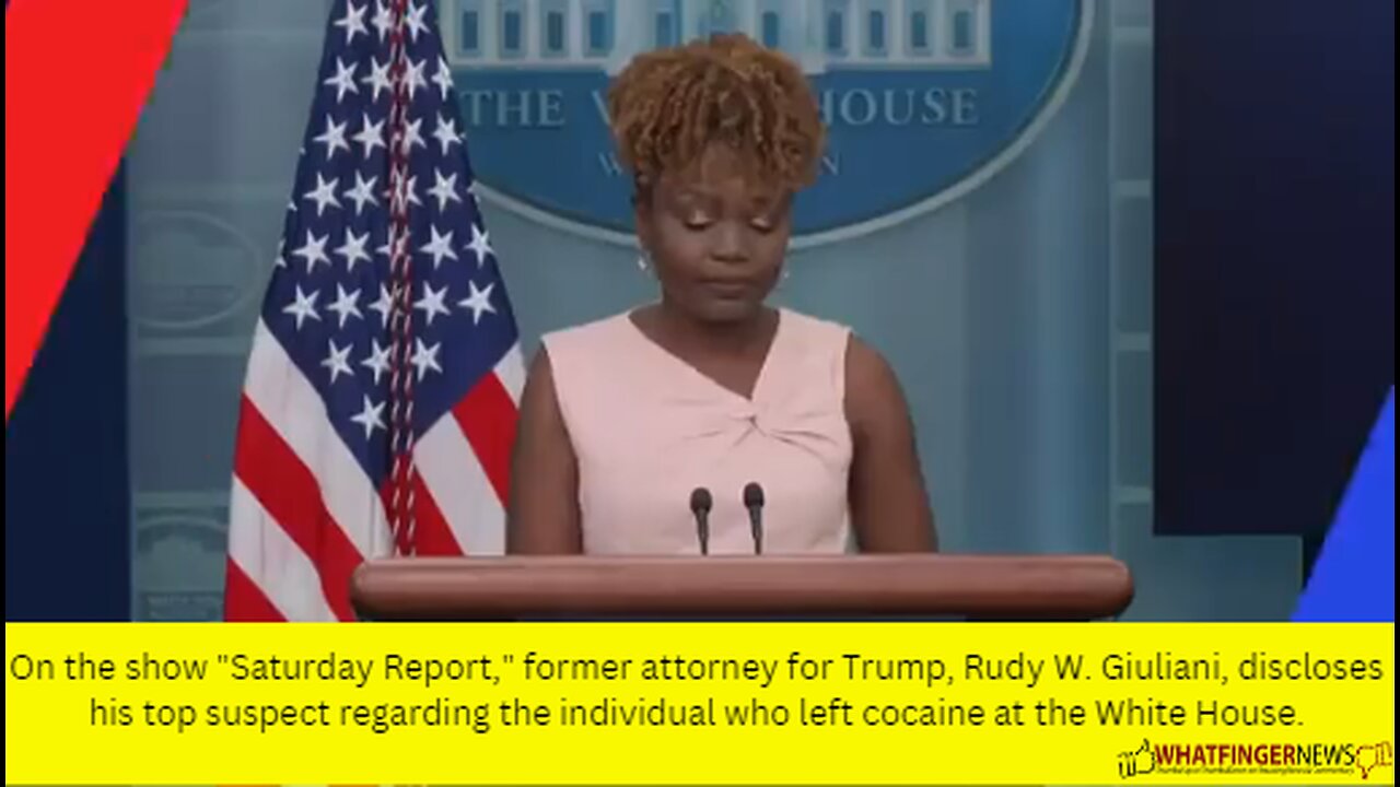 On the show "Saturday Report," former attorney for Trump, Rudy W. Giuliani, discloses