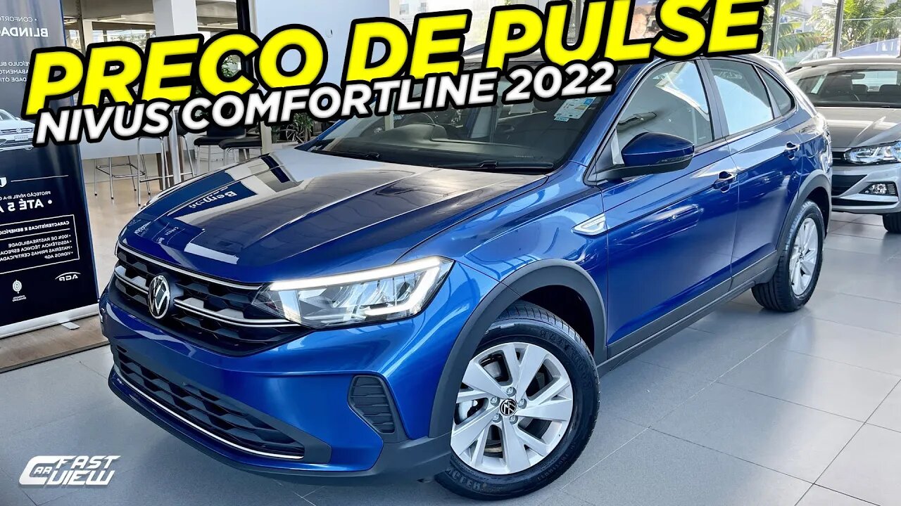 NOVO VOLKSWAGEN NIVUS COMFORTLINE 2022 É MELHOR QUE A VERSÃO TOP DO FIAT PULSE?