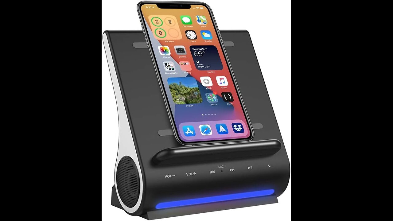 Fast Charging Wireless Charger, Bluetooth Premium Speakers,