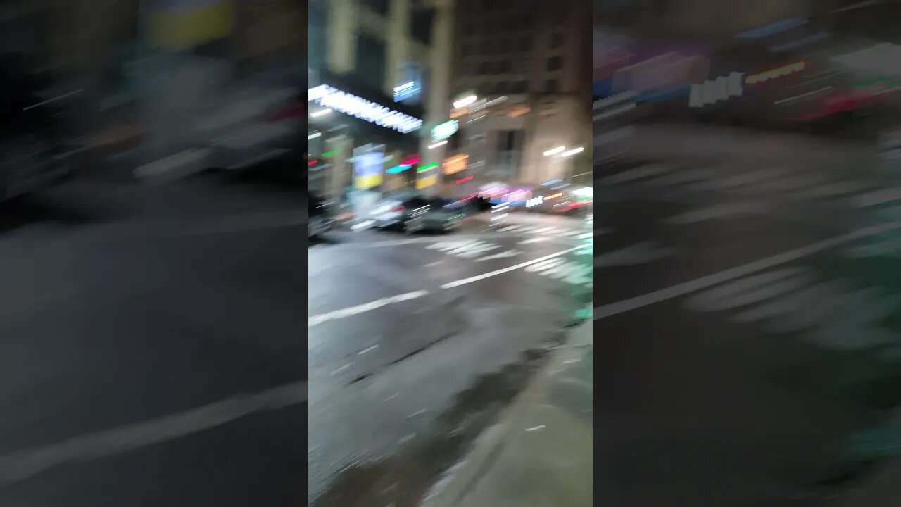 West 35th Street and 8th Avenue in New York City 2021.