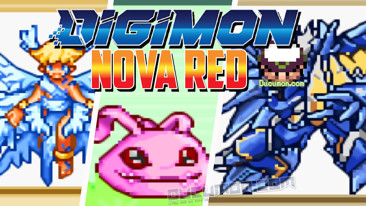 Digimon Nova Red - New GBA Digimon Game has 151 high quality Digimon with fairy type, hard mode