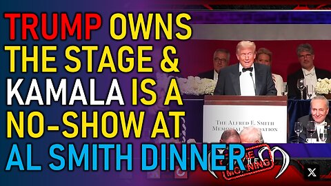 Highlights from the Al Smith dinner where Trump crushed it and Kamala was a no-show