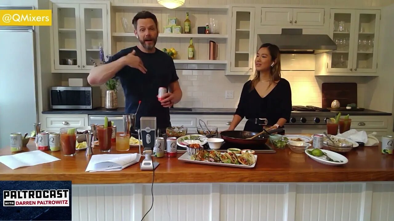 Joel McHale & Chef Esther Choi interview with Darren Paltrowitz