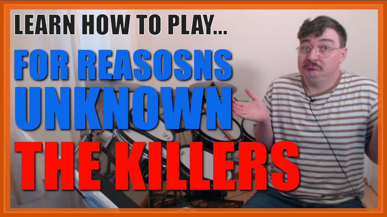 ★ For Reasons Unknown (The Killers) ★ Drum Lesson PREVIEW | How To Play Song (Ronnie Vannucci Jr.)