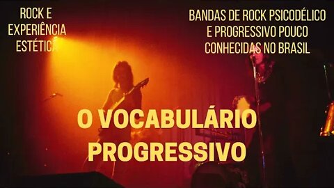 O VOCABULÁRIO PROGRESSIVO