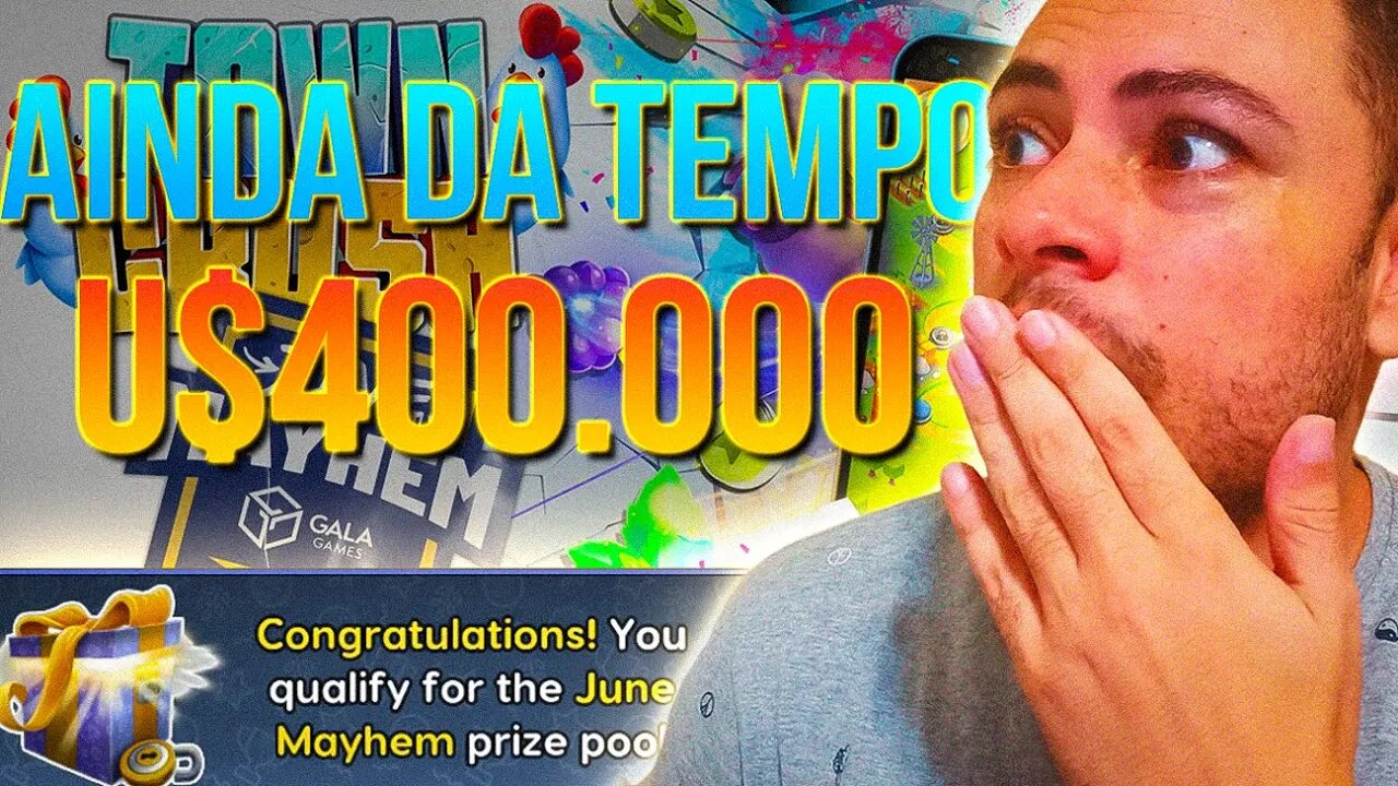 400 MIL DÓLARES EM PRÊMIOS NO TOWN CRUSH DA GALA GAMES