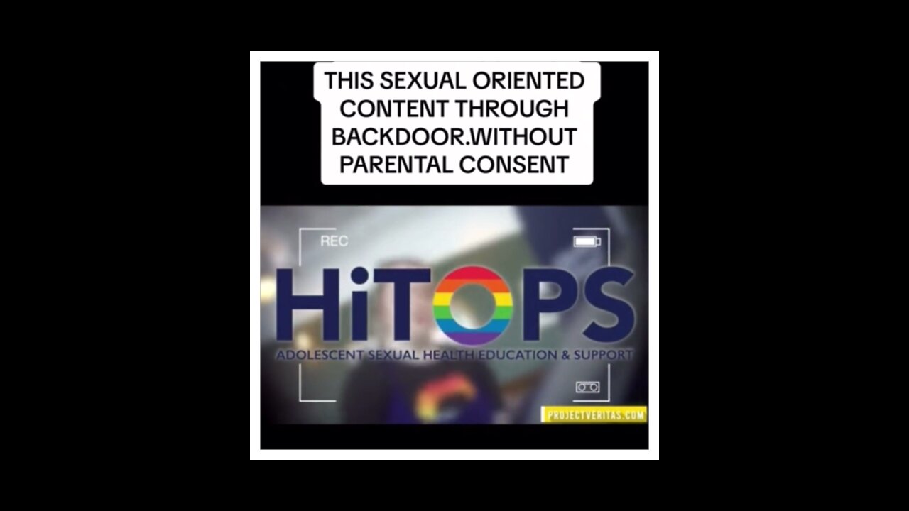 Project Veritas - How Teachers in Public Schools Find A Loophole to Teach Sexual Oriented Content