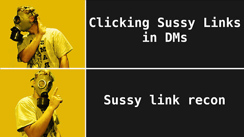 What not to do when you get suspicious links in your DMs...
