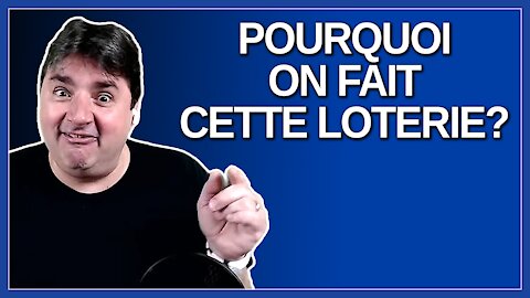 Pourquoi on fait cette loterie vaccinale. Dit Dubé