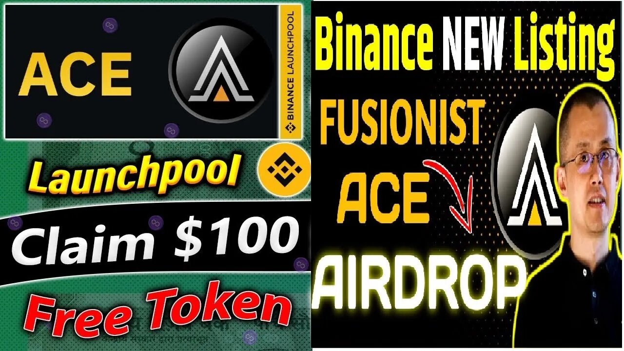 Claim $100 Free ACE - Binance Ace Coin LaunchPool || Free Airdrop Binance || Binance New Listing