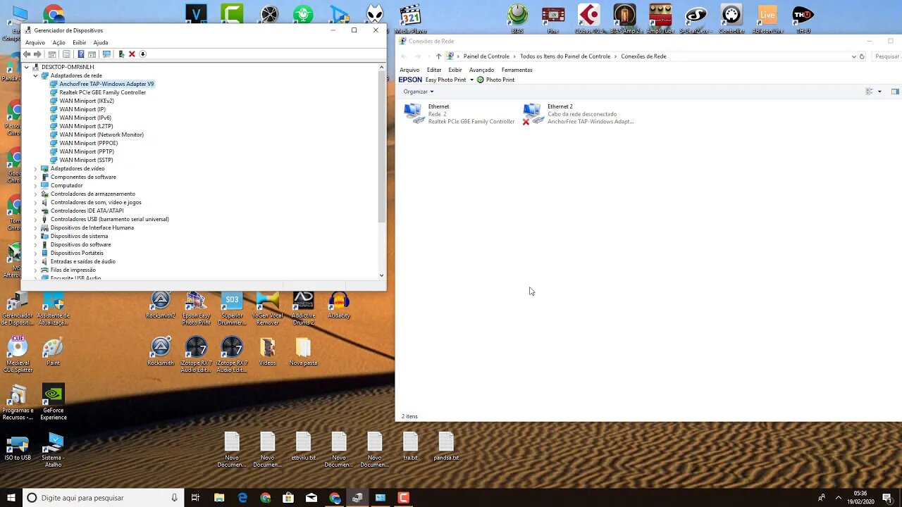 (Resolvido) Anchorfree TAP-Windows Adapter V9 - Internet Lenta Travando Alguns Sites Nao Entram