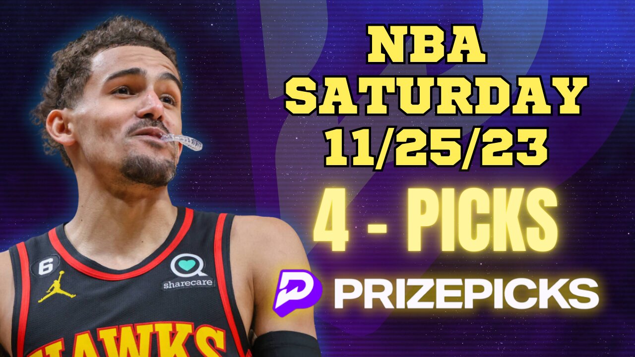 #PRIZEPICKS | BEST PICKS #NBA SATURDAY | 11/25/2023 | TODAY | BEST BETS | #BASKETBALL | PROP BETS