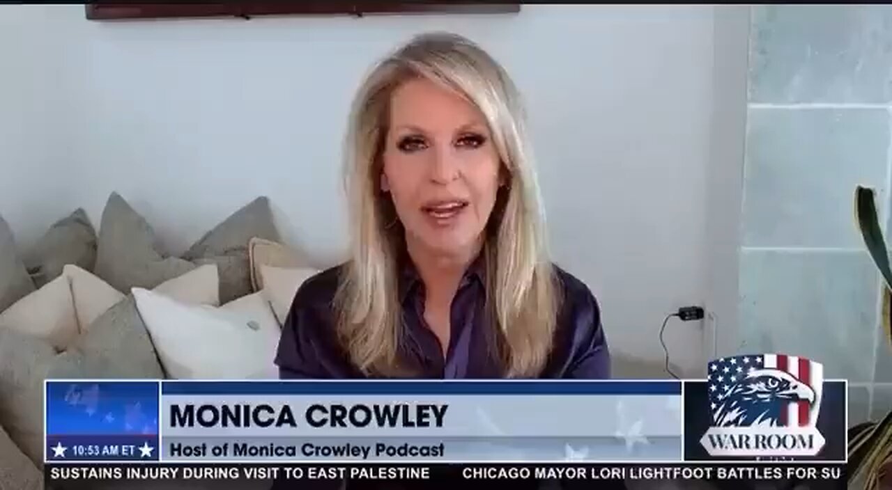 Monica Crowley suggests COVID-19 was manufactured in Ukraine.